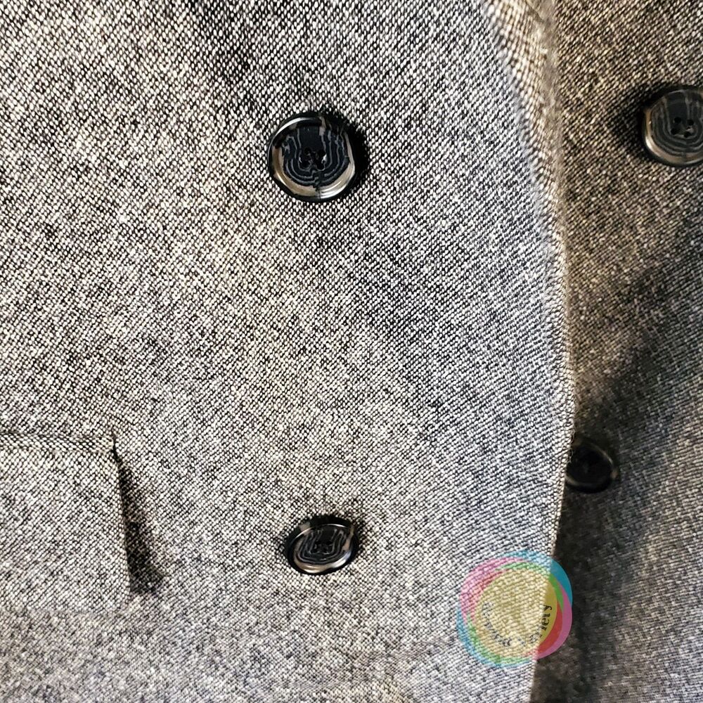 NWT Talbots Italian Wool Silk Tweed Blazer 14 Double Breasted - Picture 13 of 16